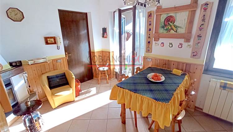 cucina con terrazza