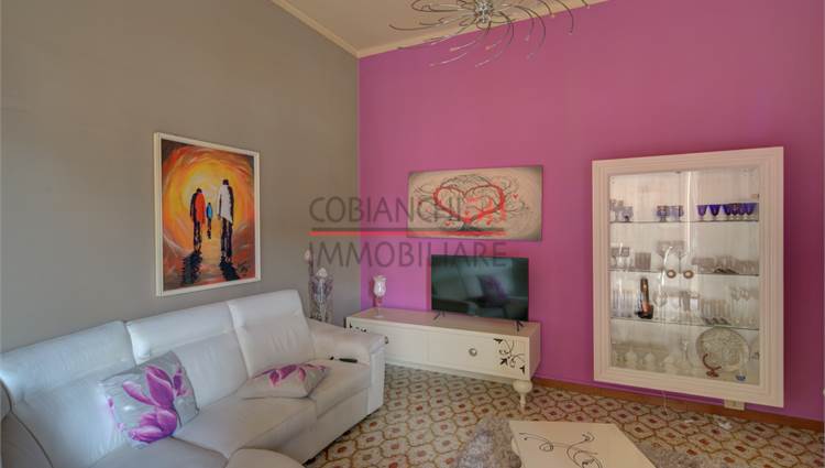 cucina soggiorno con balcone