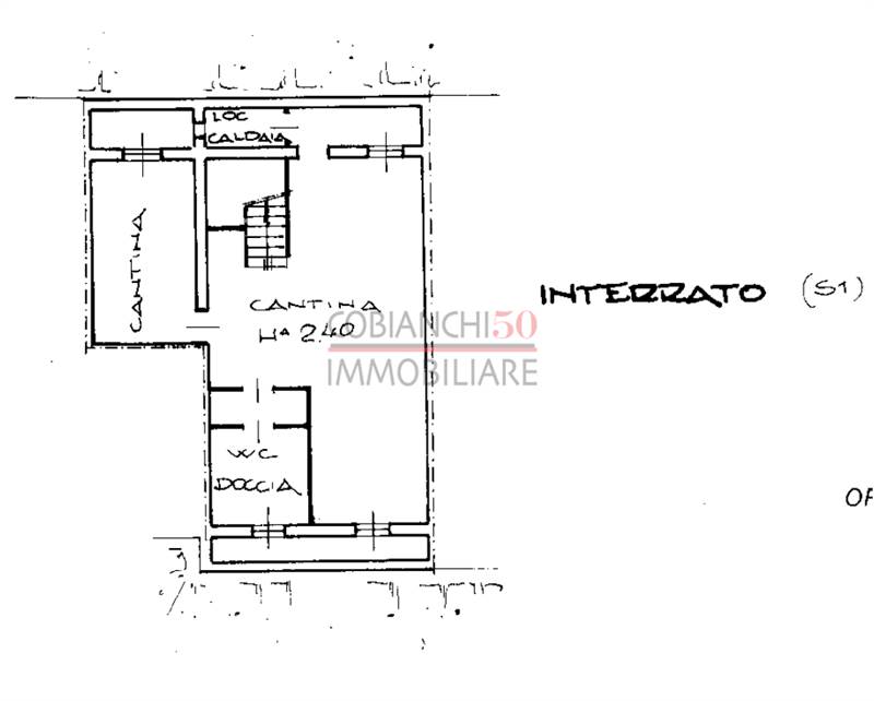 planimetria piano interrato 