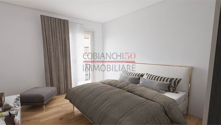 immagine renderizzata camera matrimoniale