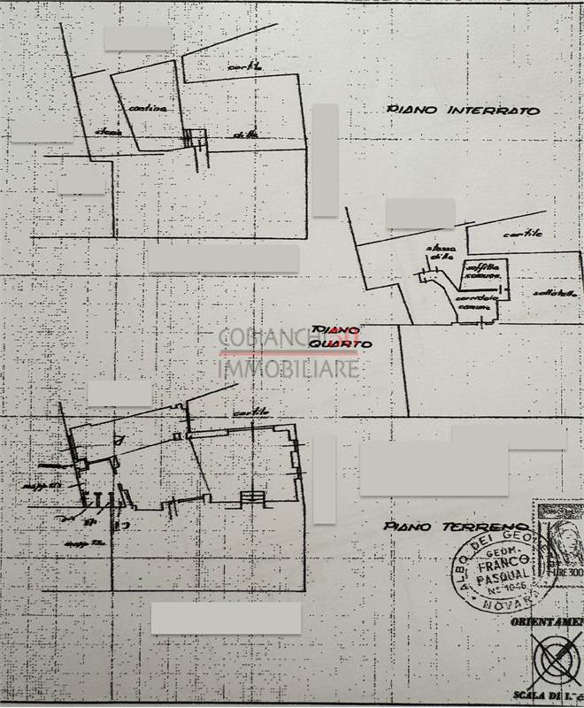 cantine al piano interrato e magazzino