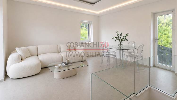 Render a scopo illustrativo piano 1 soggiorno 