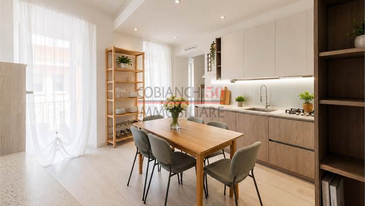 cucina abitabile con balconcini